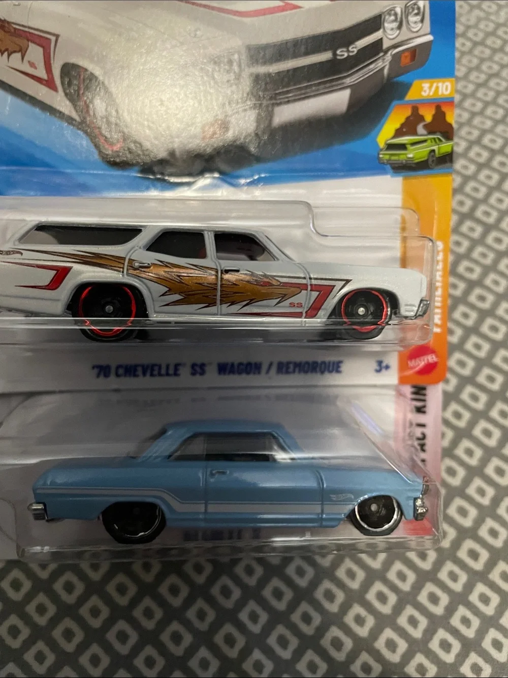Hot Wheels 63 Chevy II & 70 Chevelle SS Wagon/Remorque